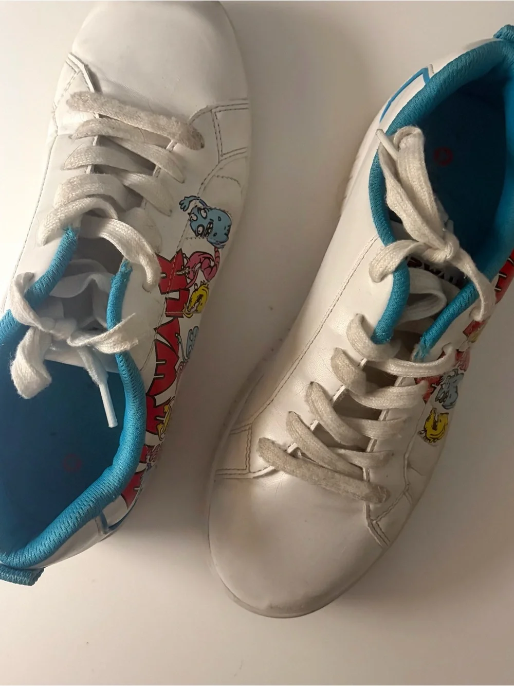 Kids Airwalk Debz Colorful Monster Print and Blue Lining 5.5 M
